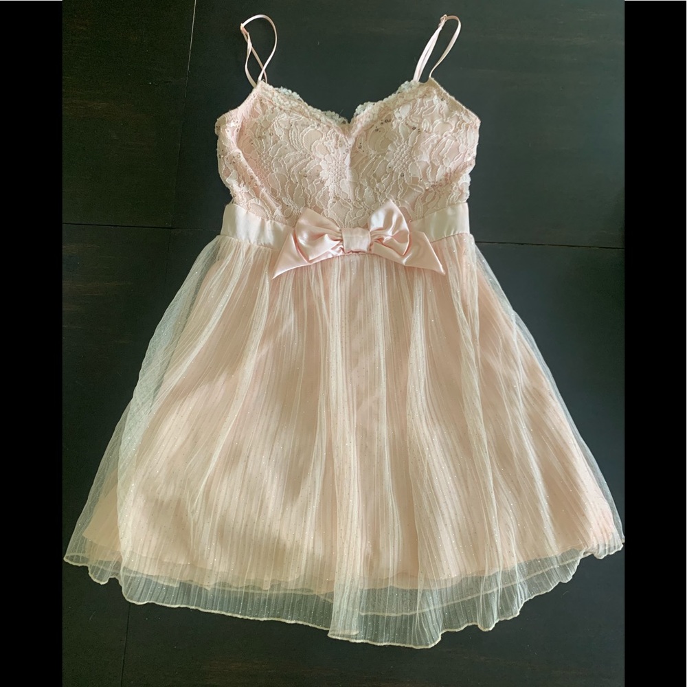 Pink/peach dress